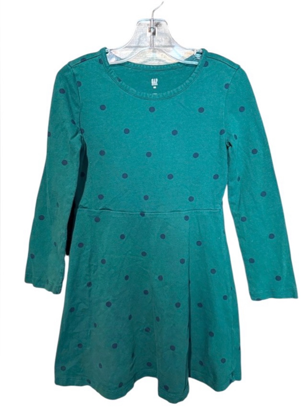 💰BOGO FREE gap Kids Polka Dot LS Dress XS